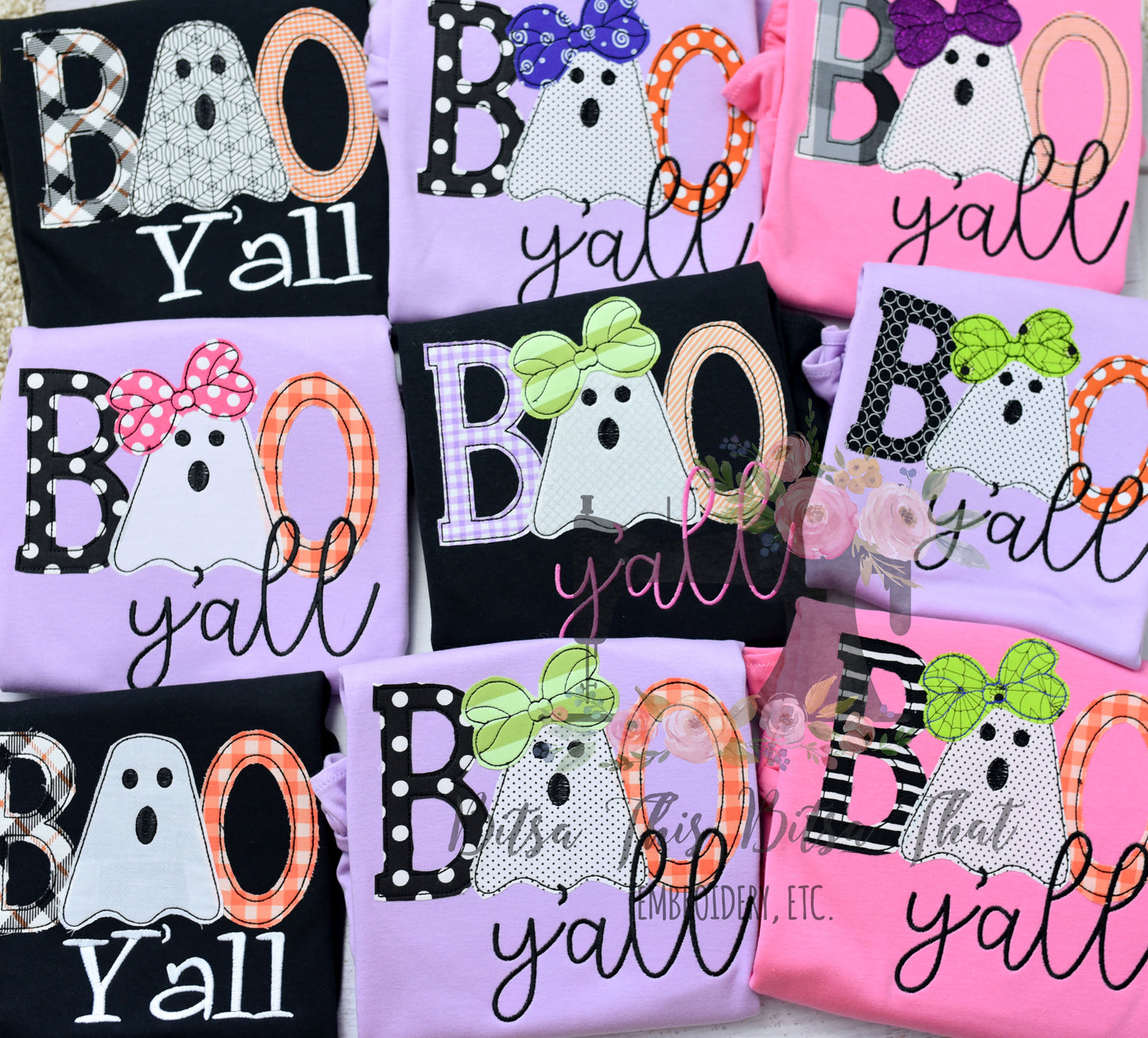 Boo Y’ALL Applique Shirt