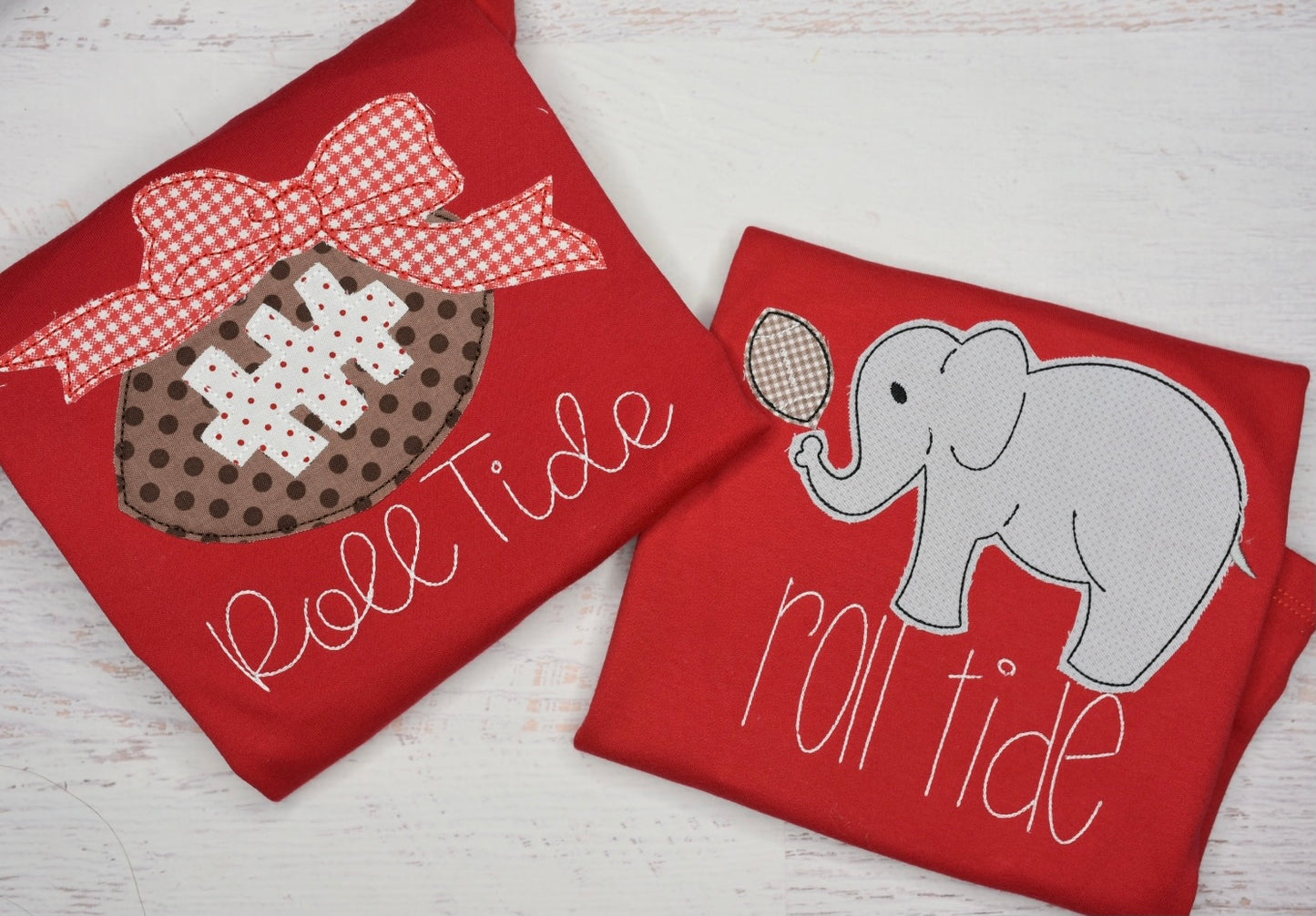 Elephant Football Applique Shirt
