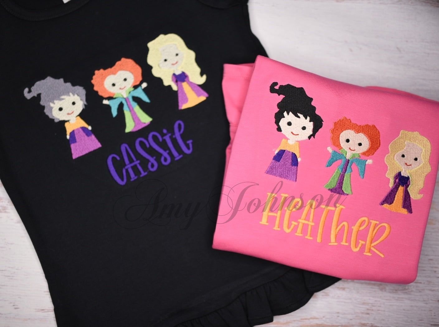 Witch Trio Applique Shirt