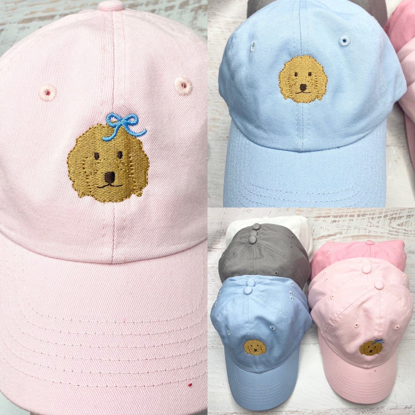 Embroidered youth hat