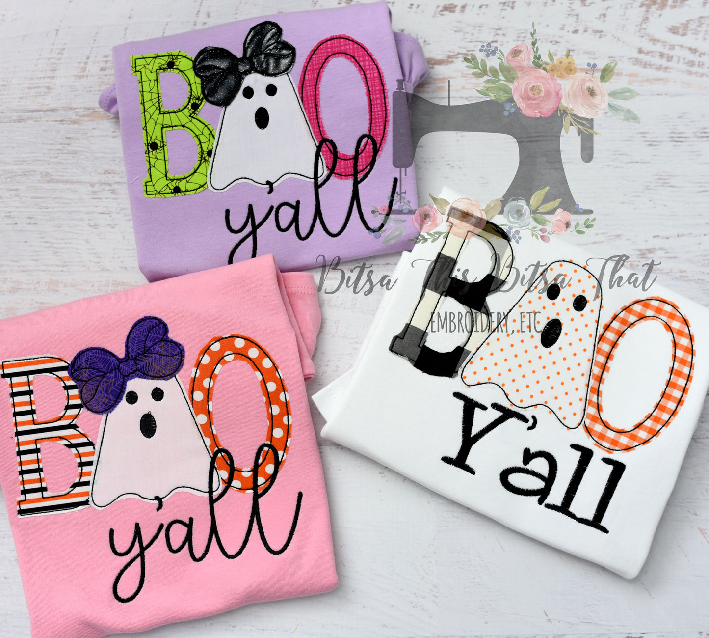Boo Y’ALL Applique Shirt