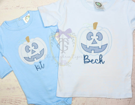 Blue Jack O Lantern Tee