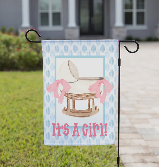 It’s A Girl Garden Flag