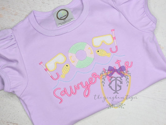 Summer Things Girls’ Embroidered Tee