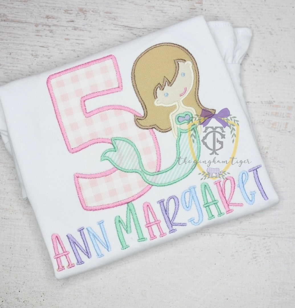 Mermaid Birthday Shirt