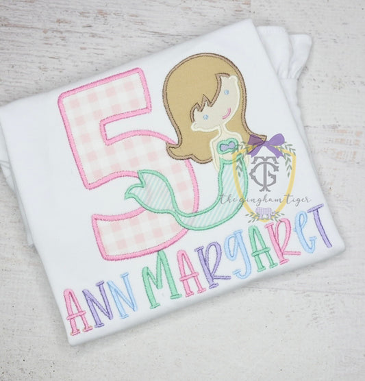 Mermaid Birthday Shirt