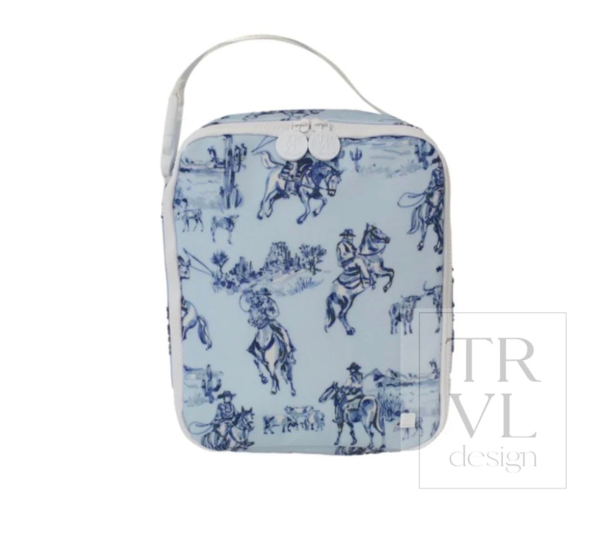 TRVL Lunch Box - Cowboy Toile