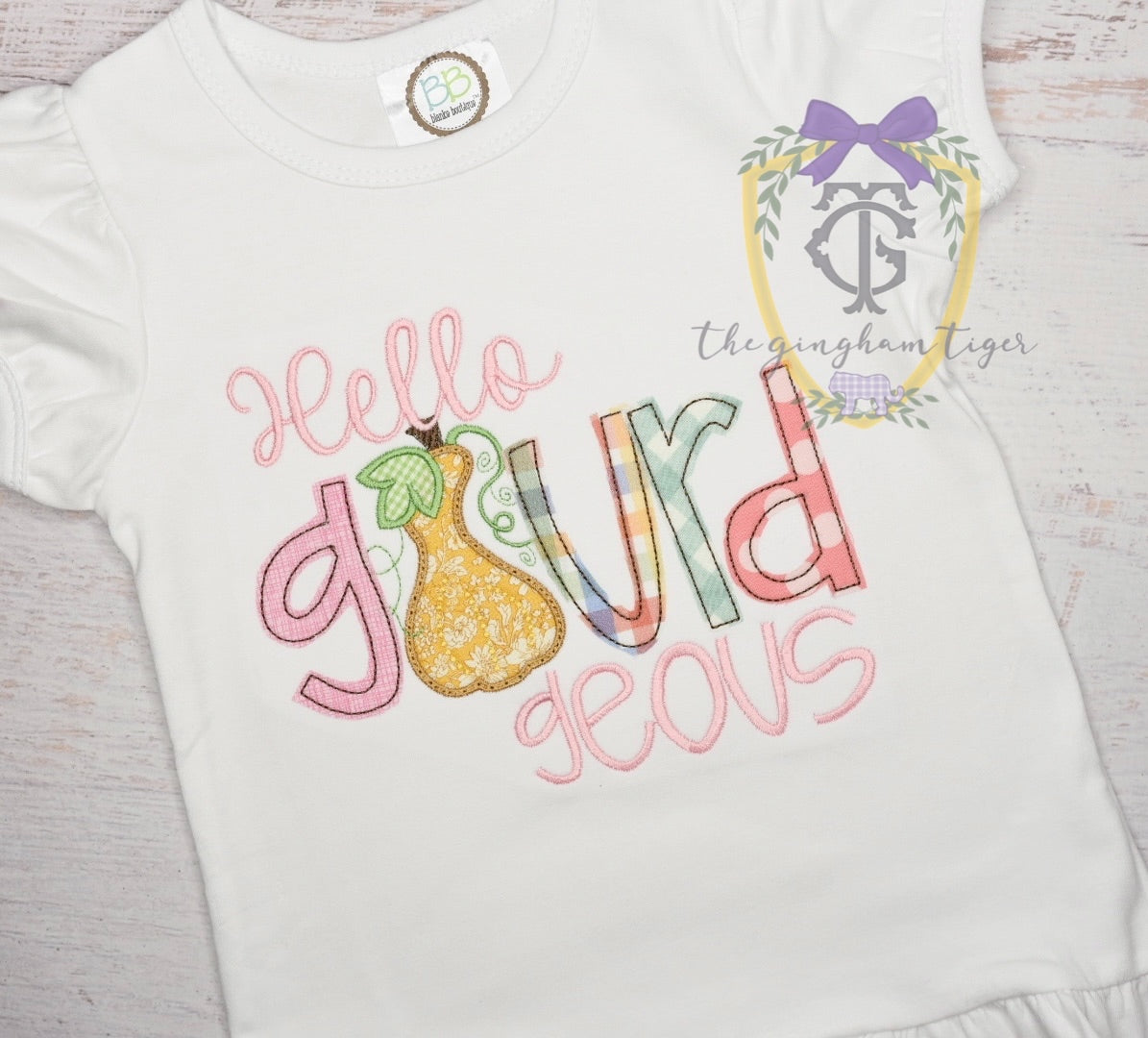 Hellow Gorgeous Applique Tee