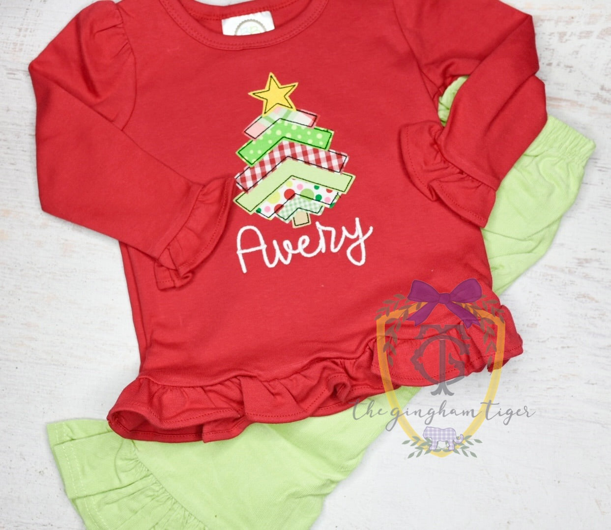 Christmas Tree Applique Tee