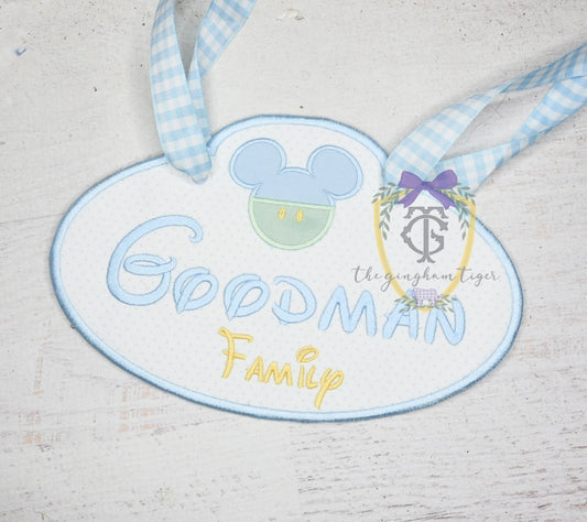 Classic Mouse Stroller Tag