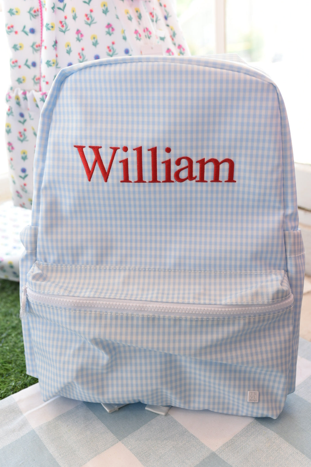 Gingham Mist Backpack TRVL