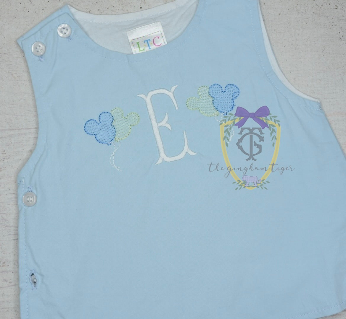 Mouse Balloons Boy Diaper Set