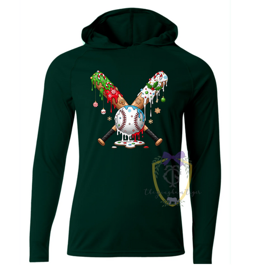 Hooded Baseball Christmas Drip