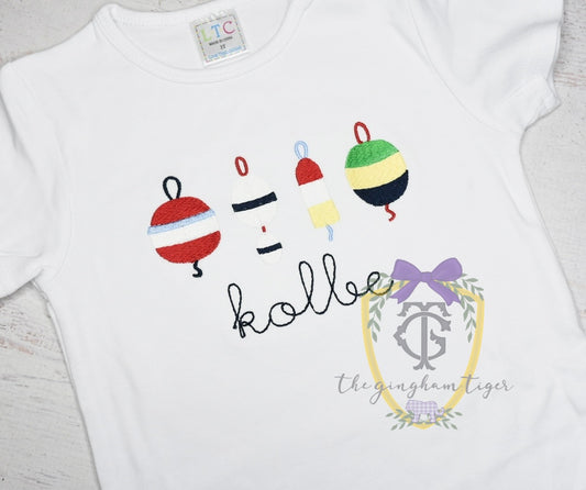 Buoys Embroidered Tee or Romper