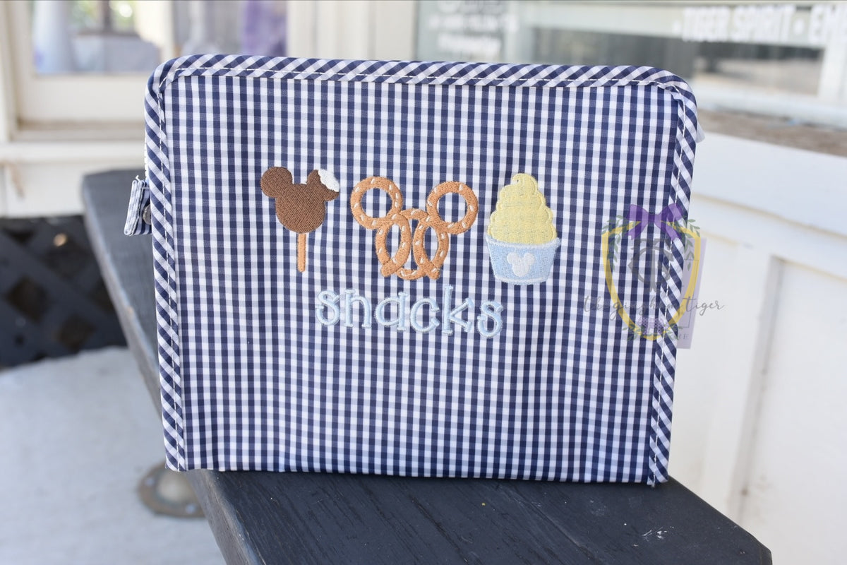 Navy Gingham TRVL Roadie