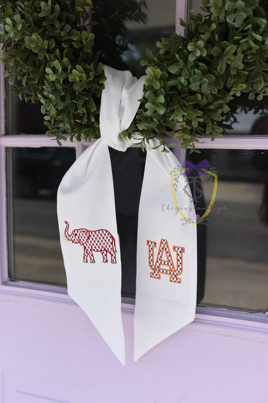 Chic House Divided Wreath Sash