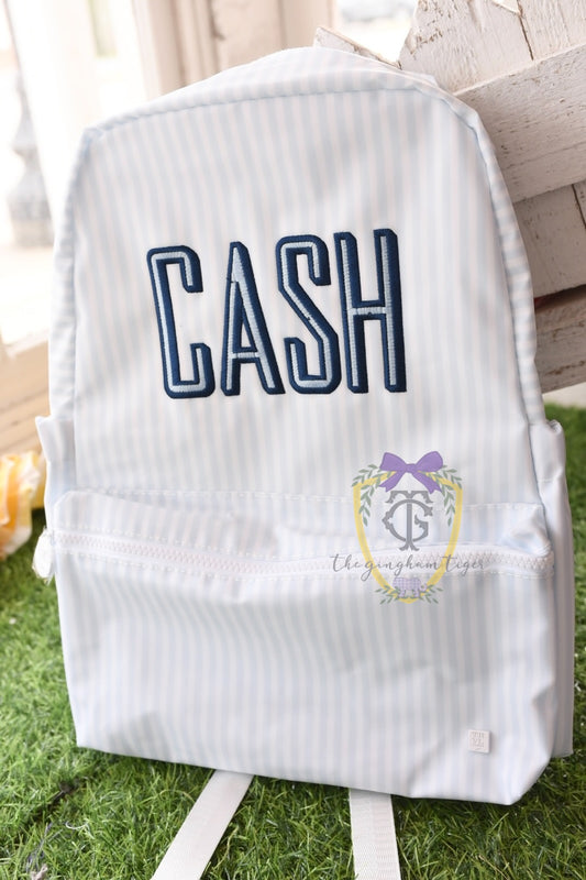 Pimlico Stripe Blue Backpack TRVL - in stocm