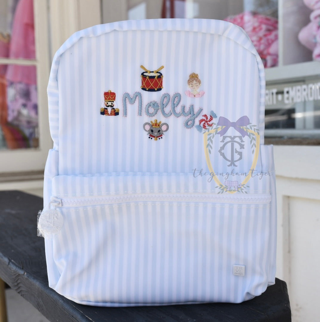 Trvl Mini  Backpacker - Pimlico Blue Stripe