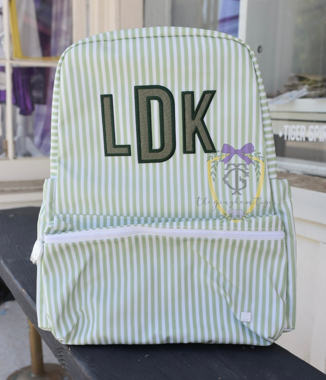 Pimlico Stripe Sage Backpack TRVL
