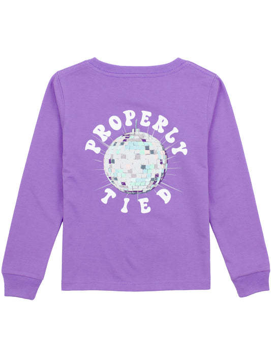 Girls Disco Ball Long Sleeves