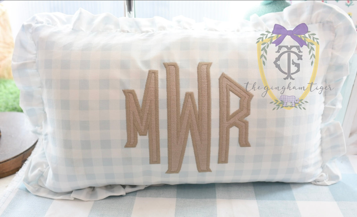 Gingham Pillow Cover