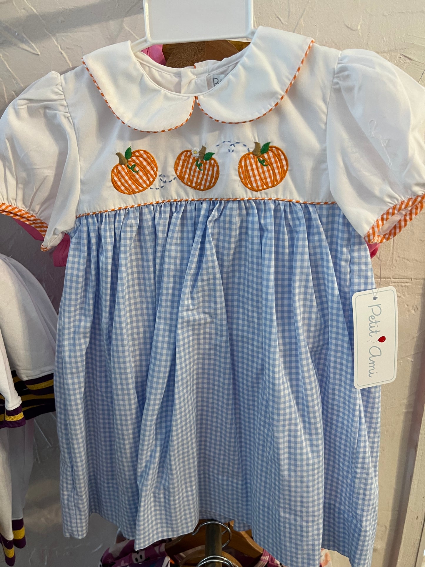 Girls Pumpkin dress