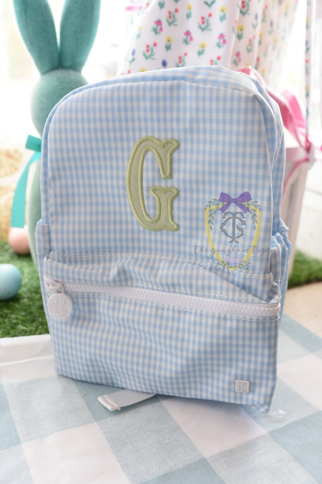 Trvl Mini Backpacker - Gingham Mist