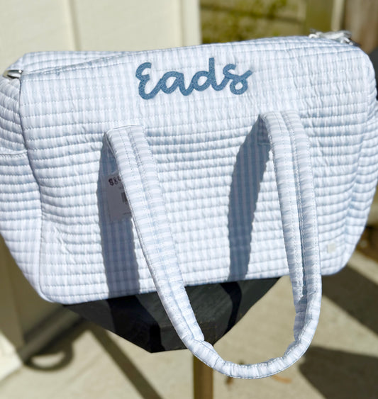 TRVL Stroller Bag - pimlico blue stripe