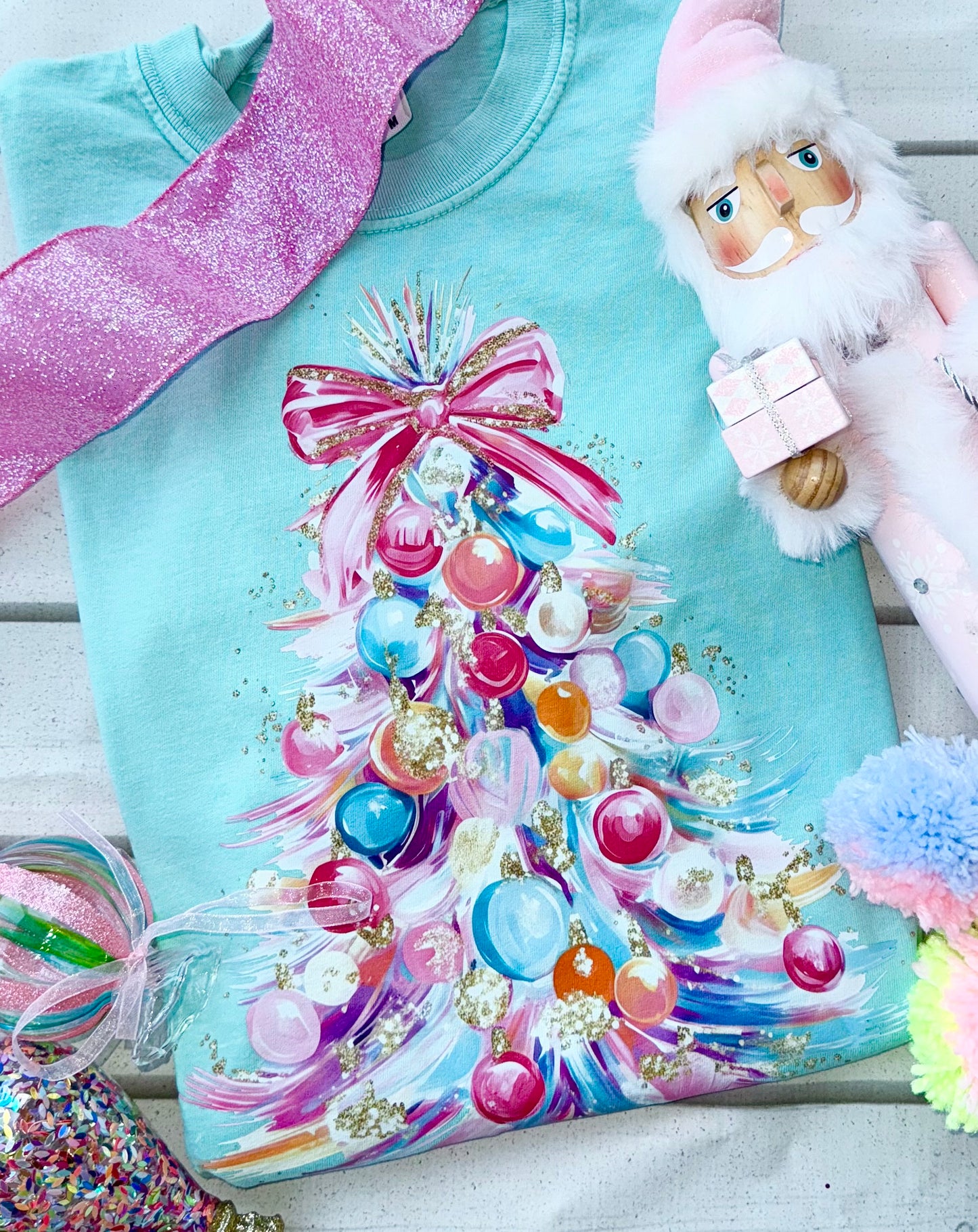 Watercolor Tree Sweatshirt or Tee (Adult)