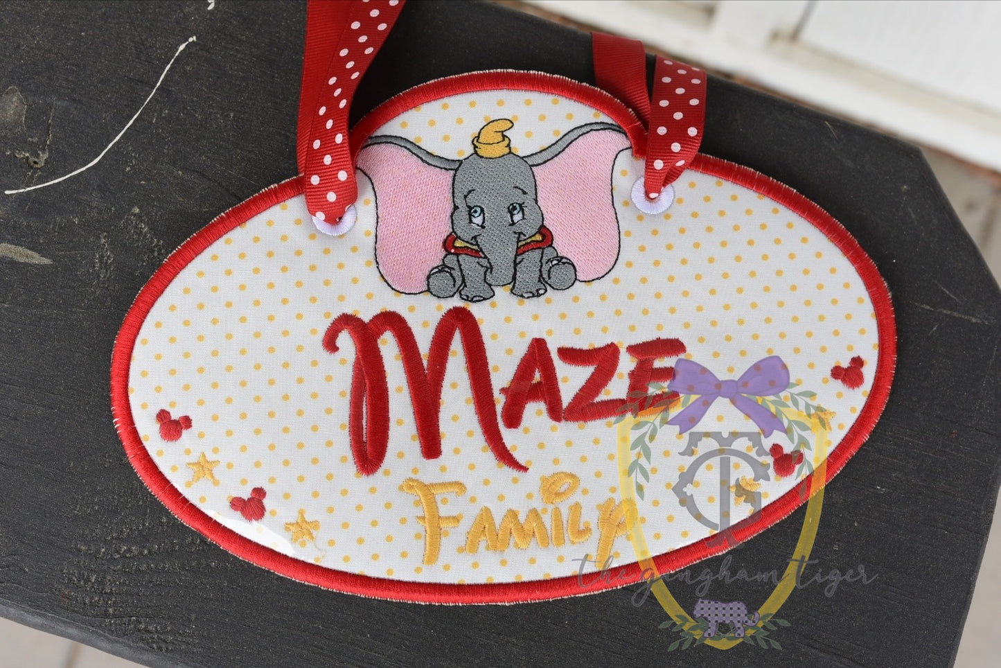 Elephant Stroller Tag