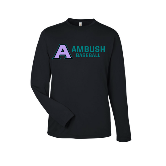A - Ambush Baseball Long Sleeves Performance Tee