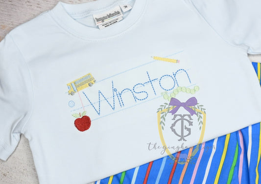 Name Plate Embroidered Shirt