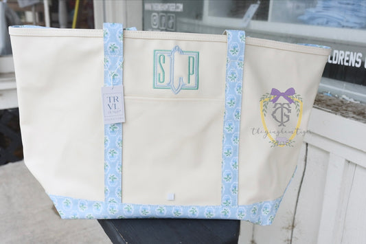 Trvl Maxi Tote - PETITE FLEUR BLUE
