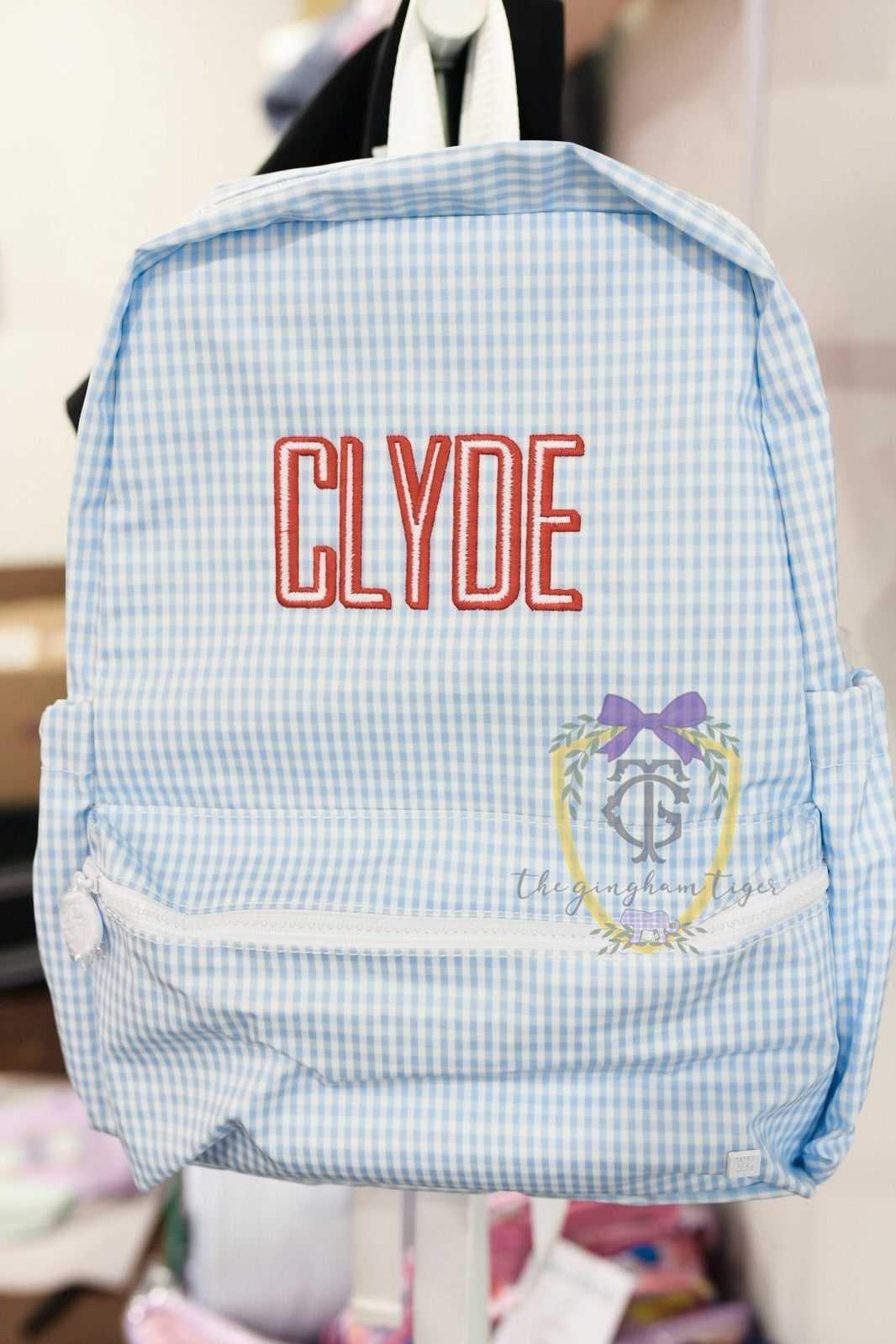 Gingham Mist Backpack TRVL