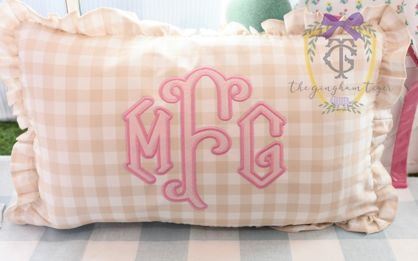 Gingham Pillow Cover
