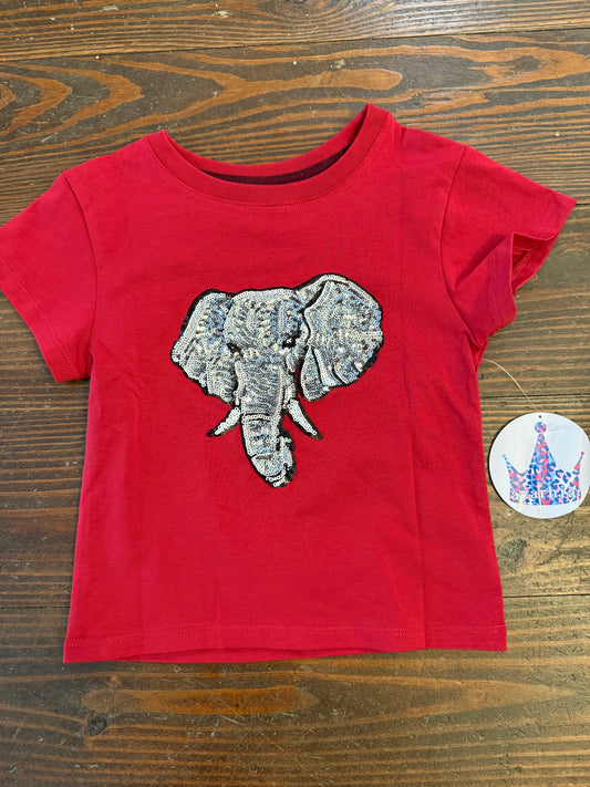 Azarhia Sequin Elephant Tee