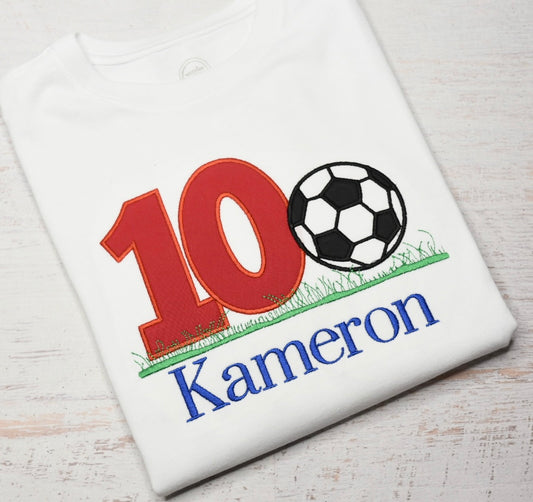 Soccer Birthday Shirt