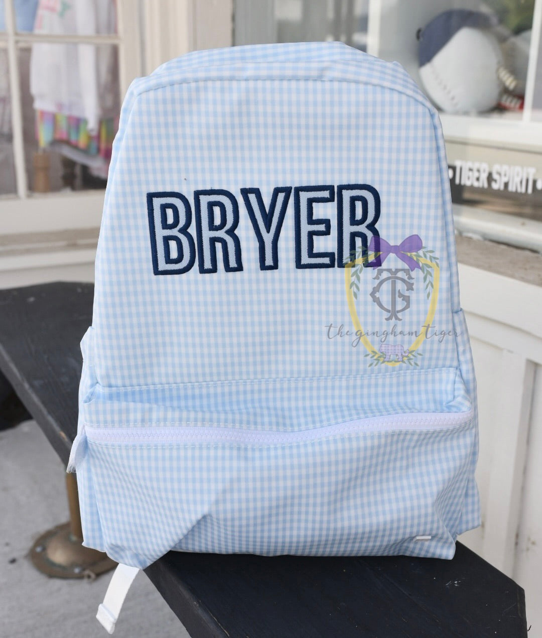 Gingham Mist Backpack TRVL