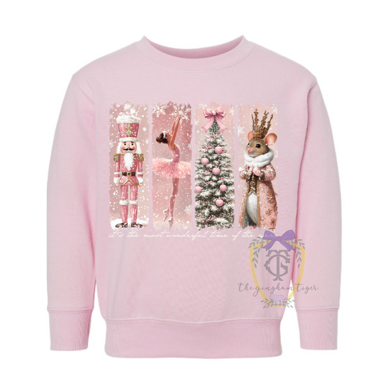 Pink Nutcracker Ballet Tee or Sweatshirt