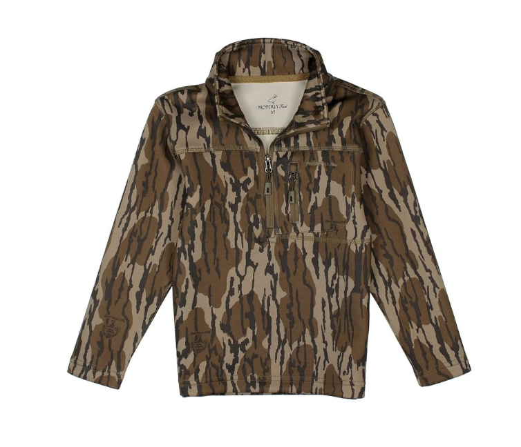 Properly Tied Boys Arctic Pullover -Mossy Oak