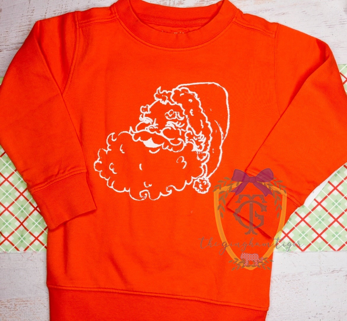 Mustard & Ketchup Kids Santa Sweatshirt