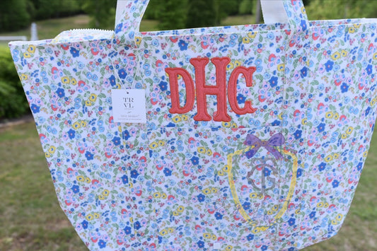 Jumbo XL TRVL tote - Posies