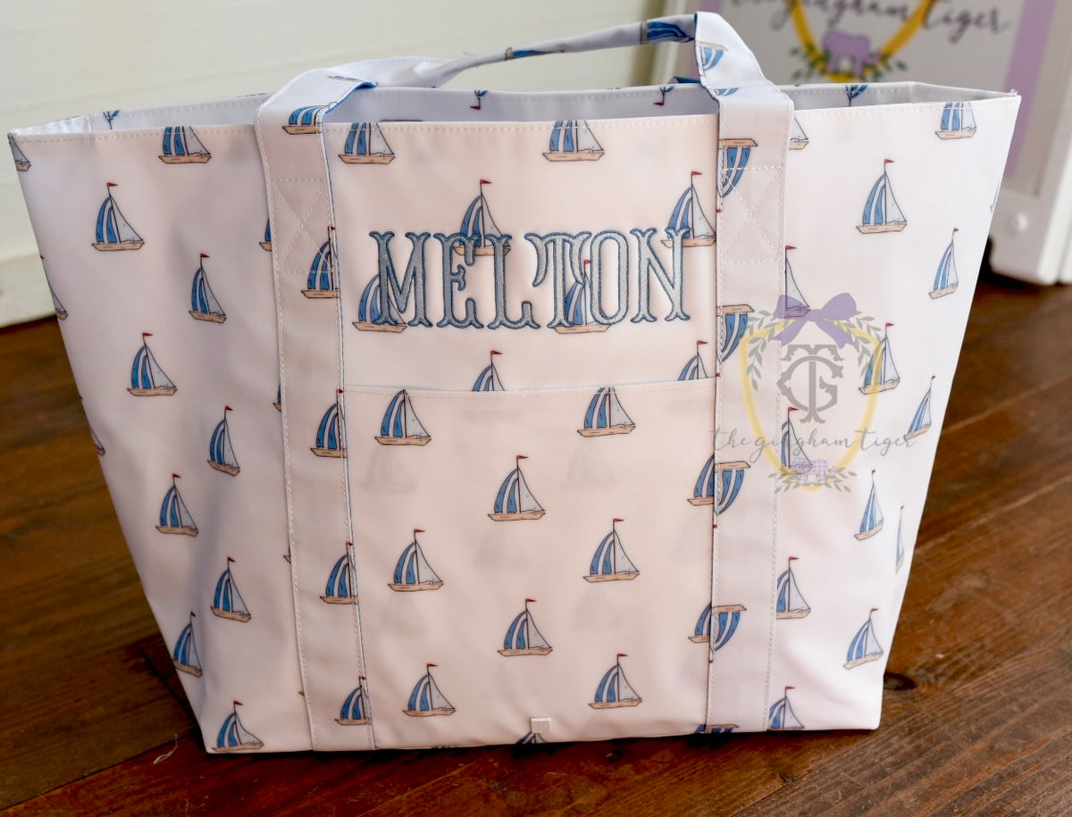 JUMBO TRVL Tote - Take Sail