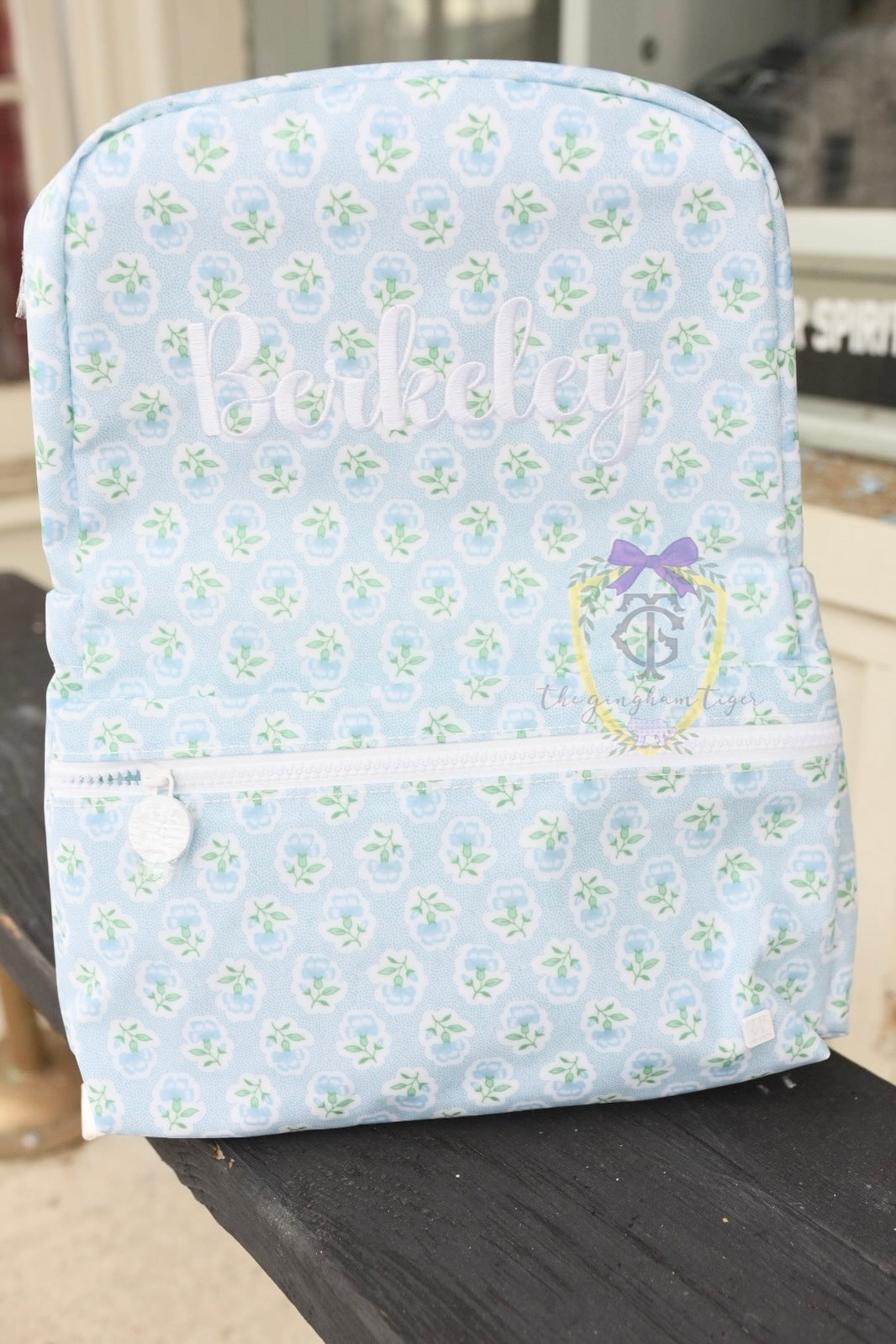 TRVL Backpack - PETITE FLEUR BLUE