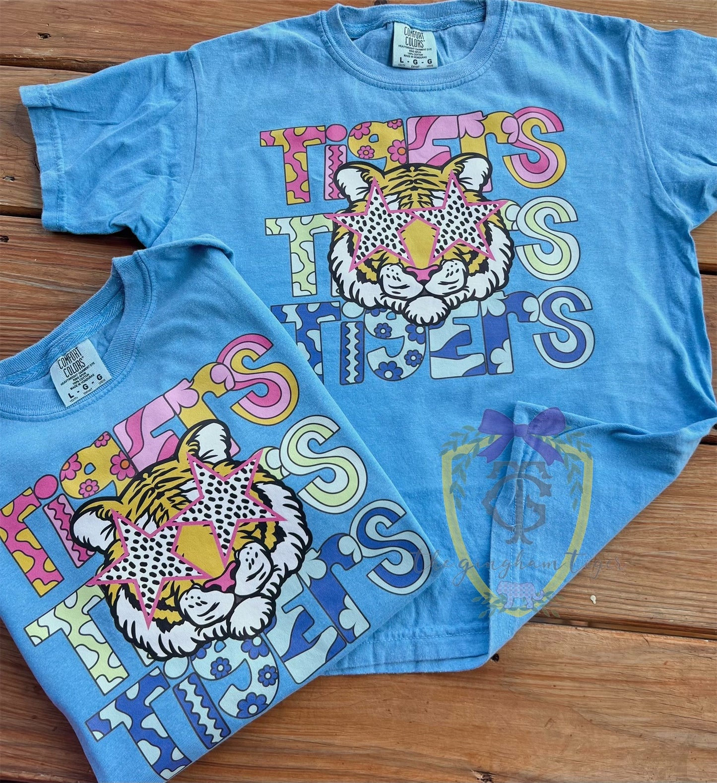 Colorful Tigers Tee