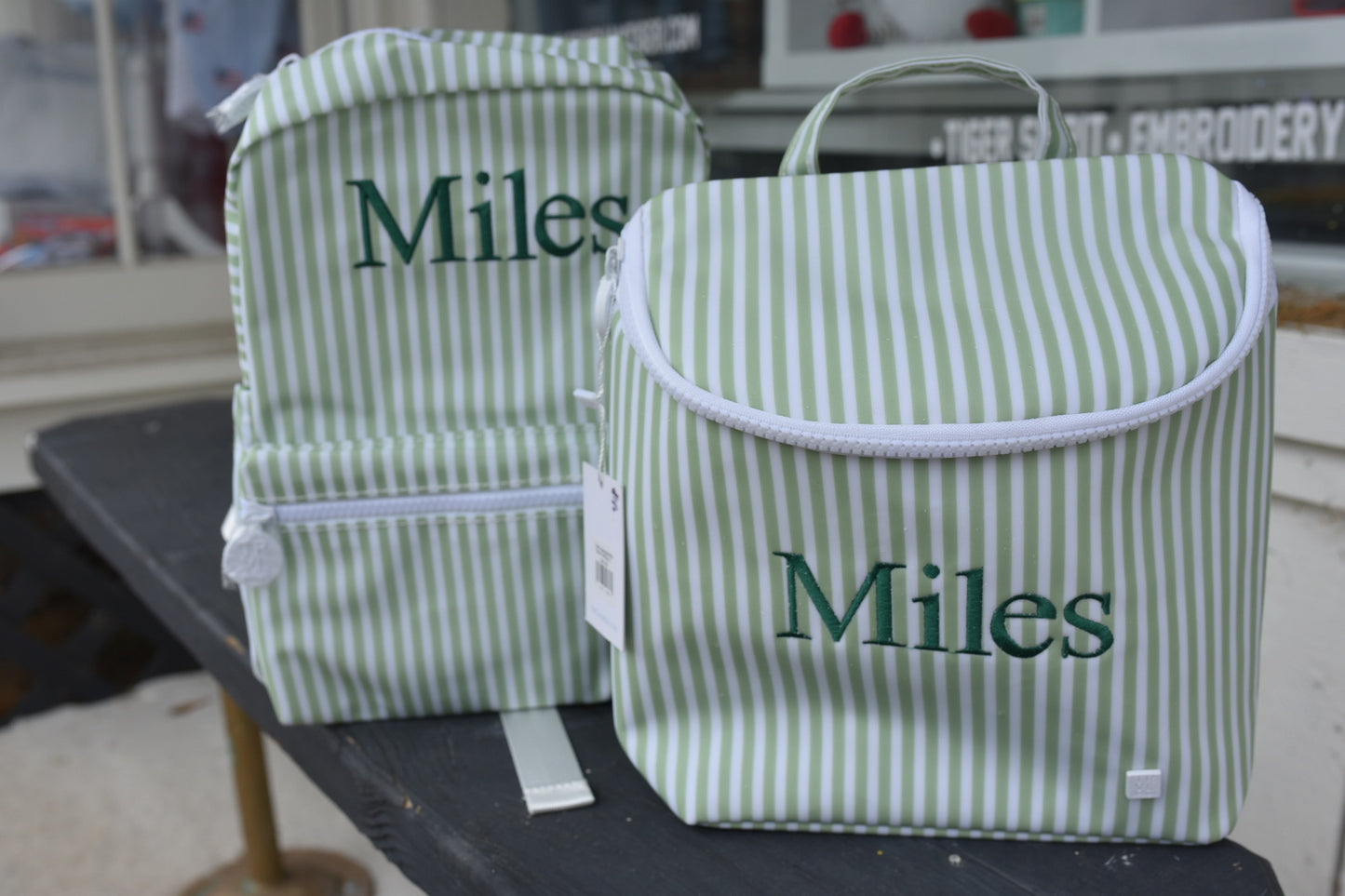 Trvl Mini Backpacker - Pimlico Stripe sage