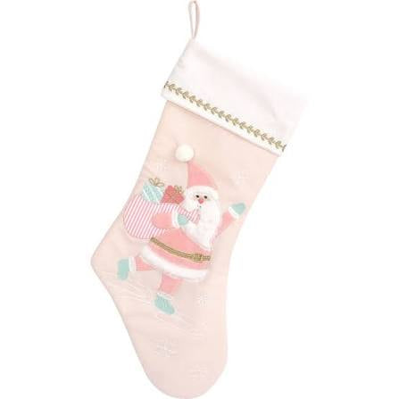 Mon Ami Pink Santa Stocking