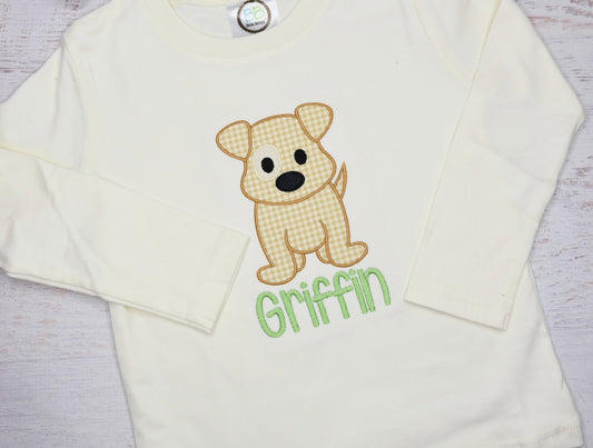 Applique Puppy Tee