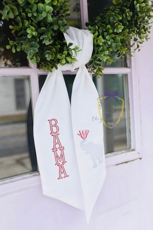 Bama Wreath Sash