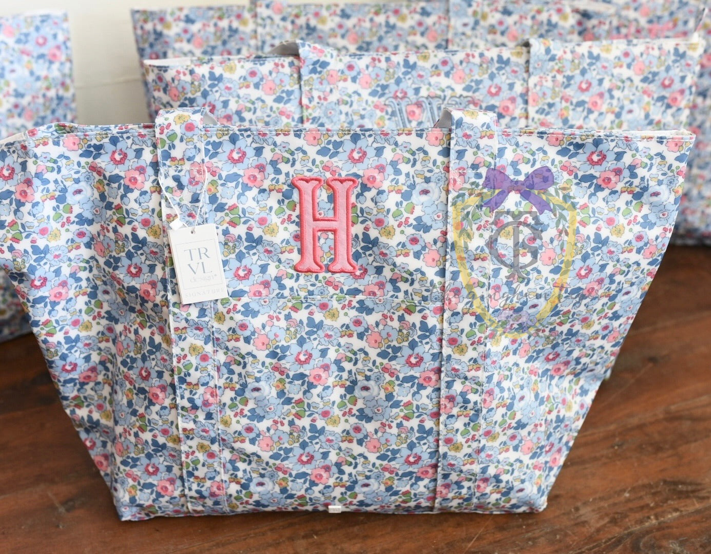 Jumbo XL TRVL tote - Bridgehampton Floral
